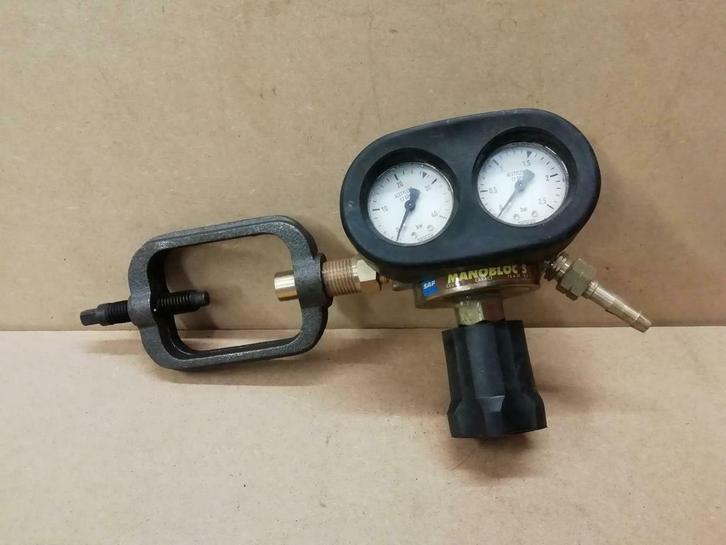 Acytileen ontspanner +zuurstofontspanners, Auto diversen, Autogereedschap, Zo goed als nieuw, Ophalen of Verzenden