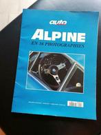 Portofolio van 16 foto's ALPINE RENAULT, Verzamelen, 1960 tot 1980, Foto, Ophalen of Verzenden, Zo goed als nieuw