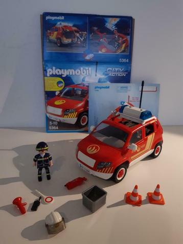 Playmobil 5364: Brandweercommandant met dienstwagen