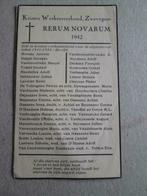 oud gedachtenisprentje Zwevegem (1942), Verzamelen, Bidprentjes en Rouwkaarten, Verzenden