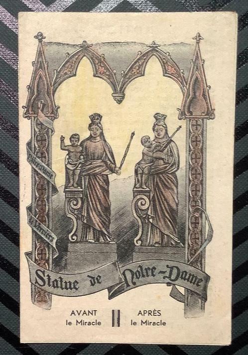 4 p. Carte des Saints Notre-Dame de RÉCOLLETS, Collections, Images pieuses & Faire-part, Image pieuse, Envoi
