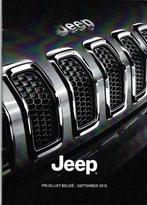 Jeep prijslijst september 2015, Utilisé, Envoi