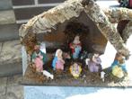 Oud kerststalletje - vintage kerststal