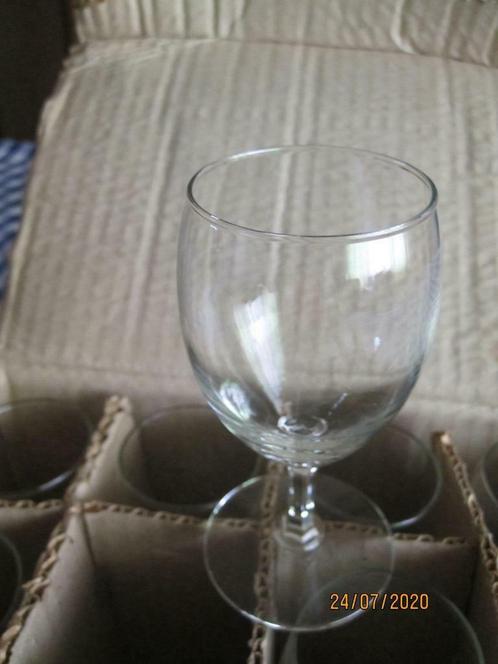Set van 12 porto glazen, jaren 50,sterk glas van" Durobor", Antiek en Kunst, Antiek | Servies los, Ophalen