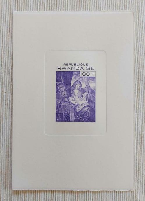 Rwanda 1971 - Kerst/Noël - Gravure zegel/timbre OBP 429 A, Timbres & Monnaies, Timbres | Afrique, Non oblitéré, Autres pays, Envoi