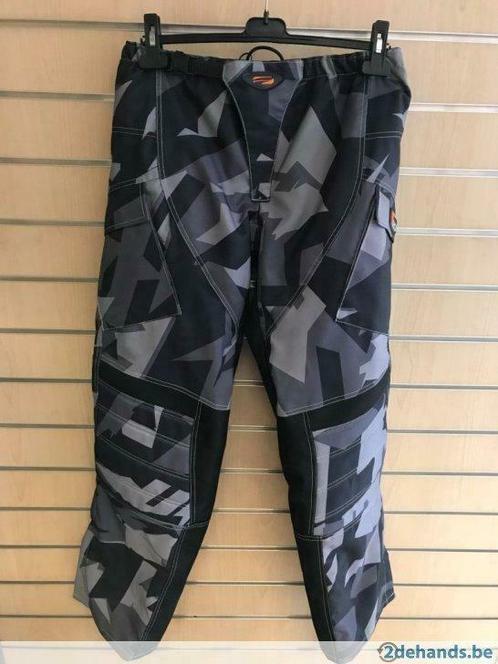 Dumping! Broek Firstracing grijs camo 36, Motoren, Kleding | Motorkleding, Broek | textiel, Heren, Nieuw met kaartje, Ophalen of Verzenden