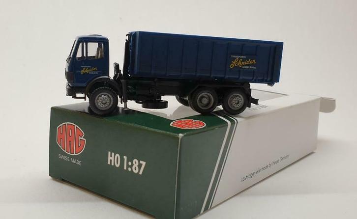 HAG 506 HO SBB  LKW SCHNIDER  (#533), Hobby en Vrije tijd, Modeltreinen | H0, Zo goed als nieuw, Wagon, Gelijkstroom of Wisselstroom