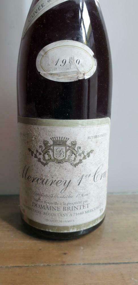 Mercurey 1er Cru Les Brintets 1989, Collections, Vins, Neuf, Enlèvement
