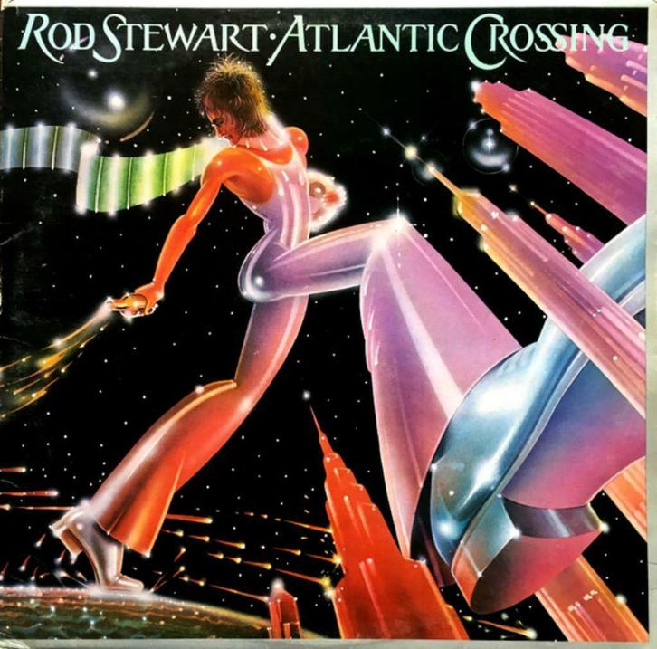 Rod Stewart LP: Atlantic Crossing - Foolish Behaviour, Cd's en Dvd's, Vinyl | Pop, Gebruikt, 1960 tot 1980, 12 inch, Ophalen of Verzenden
