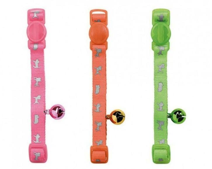 Licht reflecterende neon kattenhalsbandjes van Hunter Smart, Dieren en Toebehoren, Katten-accessoires, Nieuw, Ophalen of Verzenden