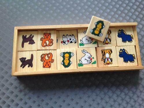 Vind de koppels : houten memory spel, Kinderen en Baby's, Speelgoed | Educatief en Creatief, Zo goed als nieuw, Puzzelen, Rekenen