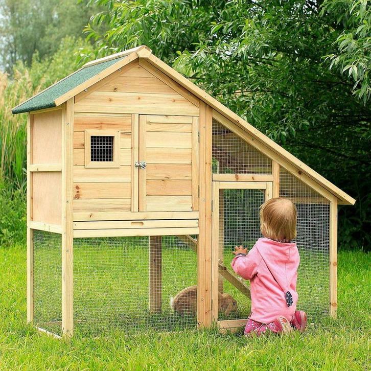 Poulailler abri poules maison poule coq rongeur clapier XL, Animaux & Accessoires, Volatiles | Accessoires, Neuf, Poulailler, Envoi