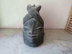 Masque Casque Africain Nigeria Yoruba, Antiquités & Art, Enlèvement ou Envoi