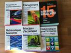 livres cours bac 1, 2 et 3 ICHEC ou économie, Hoger Onderwijs, Zo goed als nieuw, Ophalen