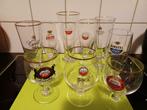 AMSTEL: 9 verschillende glazen  (deel 1), Verzamelen, Glas en Drinkglazen, Ophalen of Verzenden, Zo goed als nieuw, Bierglas