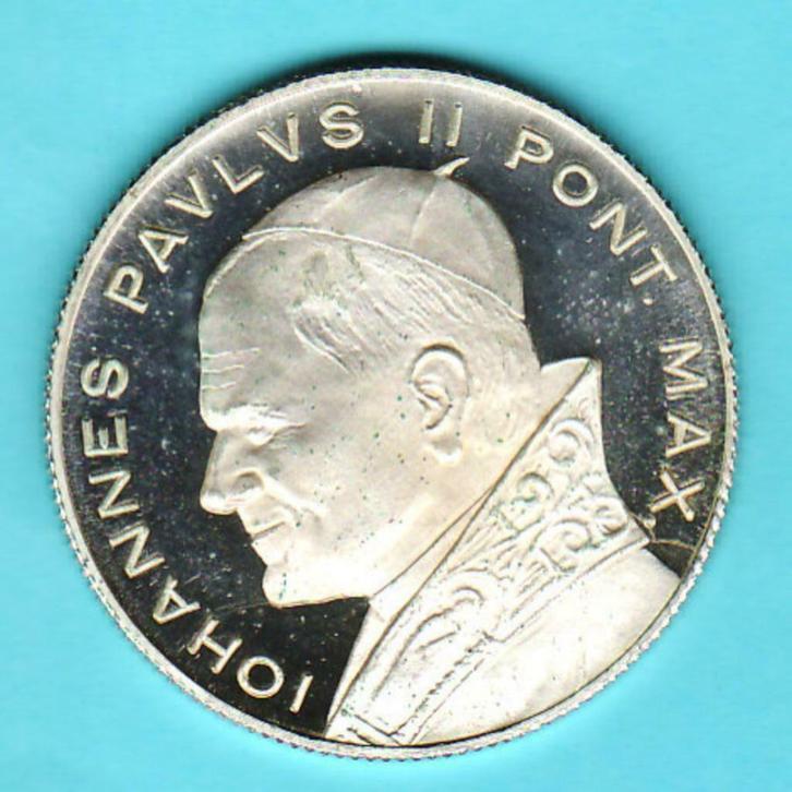 PAUS PAULUS II - MEDAILLE, Verzamelen, Pennenverzamelingen, Zo goed als nieuw, Ophalen of Verzenden