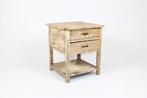 oud klein kastje met 2 laden, Antiek en Kunst, Curiosa en Brocante, Ophalen