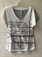 T-shirt PIANURA STUDIO, Kleding | Dames, Maat 38/40 (M), Ophalen of Verzenden, Wit, Zo goed als nieuw