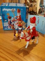 Playmobil Sinterklaas en zwarte Piet 4893 COMPLEET, Kinderen en Baby's, Ophalen of Verzenden, Zo goed als nieuw, Complete set