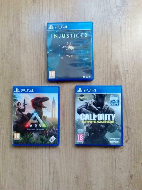 PS4 Games 3 stuks , of apart, Games en Spelcomputers, Games | Sony PlayStation 4, Gebruikt, Avontuur en Actie, 2 spelers, Vanaf 16 jaar