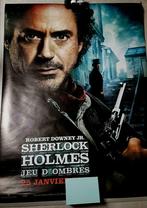 Affiche "Sherlock Holmes 2 : Jeu d'ombres", Collections, Posters & Affiches, Cinéma et TV, Utilisé, Affiche ou Poster pour porte ou plus grand