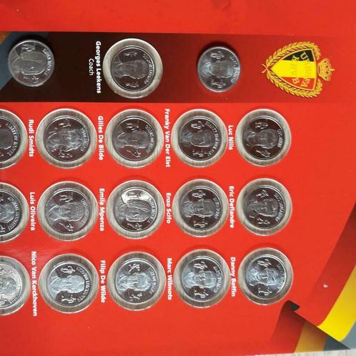 EURO 2000 URBSFA/KBVB MÉDAILLE COLLECTION, Verzamelen, Sportartikelen en Voetbal, Zo goed als nieuw, Poster, Plaatje of Sticker