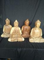 boeddha beeld 30 CM Suarhout Bali, Indonesie, Gratis verzend, Ophalen of Verzenden, Nieuw, Religie