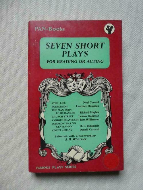 "Seven Short Play" Collectif - 1951, Antiquités & Art, Antiquités | Livres & Manuscrits, Enlèvement ou Envoi