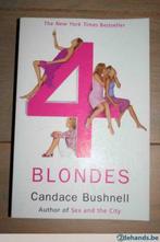 4 blondes - Candace Bushnell ***NIEUWSTAAT***  Engelstalig, Gelezen