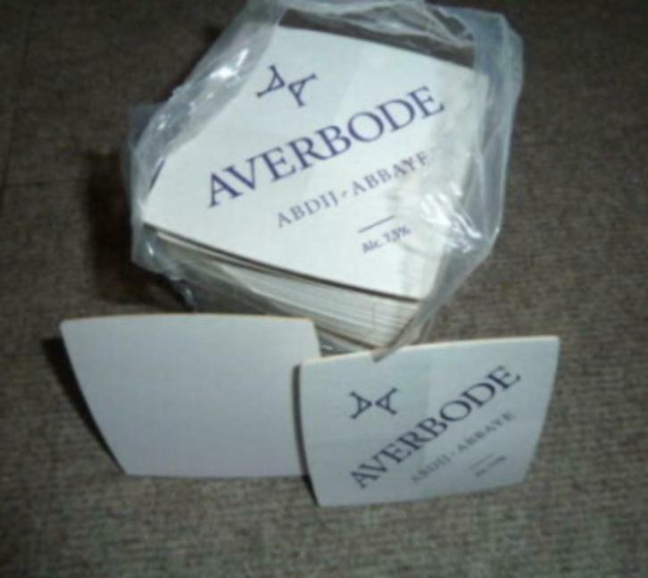 80 nieuwe bier viltjes AVERBODE Brouwerij Huyghe - Melle, Verzamelen, Biermerken, Nieuw, Viltje(s), Overige merken, Ophalen of Verzenden