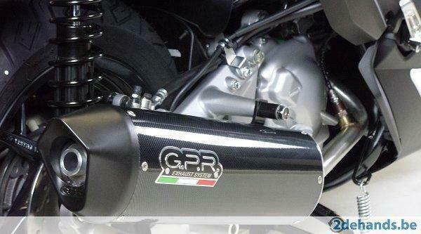 gpr uitlaat yamaha x-max 250 i.e '07-'16 - furore carbon, Motoren, Onderdelen | Overige, Nieuw, Verzenden