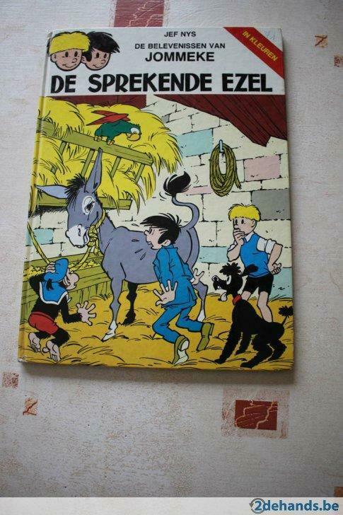 Jommeke : De sprekende ezel 1-ste druk uit 1977 hardcover, Boeken, Stripverhalen, Gelezen, Ophalen of Verzenden