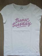 CKS - Wit T-shirt roze. Maat 16jaar. Nieuwstaat, Kinderen en Baby's, Kinderkleding | Maat 176, Meisje, Ophalen of Verzenden, Shirt of Longsleeve