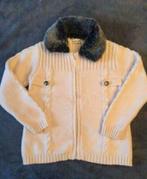 Gilet rose pâle avec col en fausse fourrure Berlingot 104, Meisje, Trui of Vest, Ophalen of Verzenden, Zo goed als nieuw