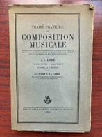 Traité Pratique de Composition Musicale - J.C. Lobe, Livres, Enlèvement ou Envoi, Utilisé