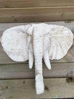 Mooie olifantenkop wandornament, prachtig-olifant, Enlèvement ou Envoi