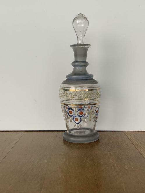 vase bouteille en verre bouteille décorative déco VINTAGE, Antiquités & Art, Antiquités | Vases, Enlèvement ou Envoi