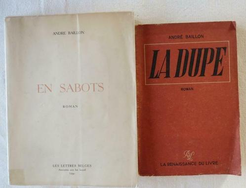 Littérature Belge: André Baillon 2 livres, Antiquités & Art, Antiquités | Livres & Manuscrits, Enlèvement ou Envoi