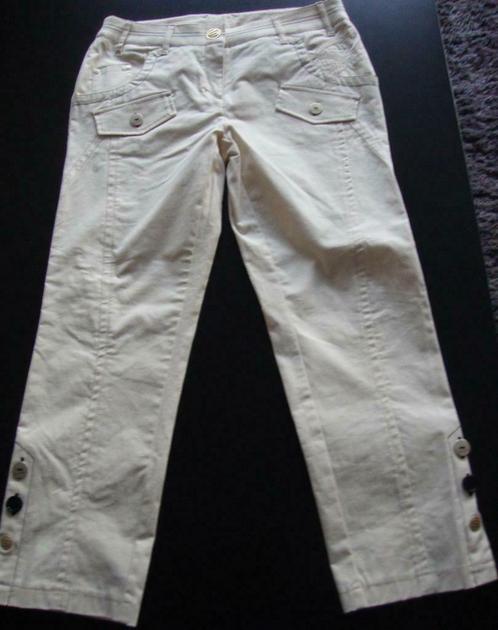 Broek van Sportalm.   -  38, Kleding | Dames, Broeken en Pantalons, Zo goed als nieuw, Maat 38/40 (M), Wit, Lang, Verzenden