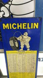 Michelin banden reclamebord 1965, Verzamelen, Reclamebord, Gebruikt, Ophalen of Verzenden