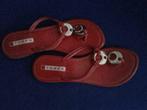 Slippers met lederen zool, Slippers, Nieuw, Ophalen of Verzenden, Rood