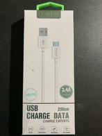 Chargeur USB micro 2m