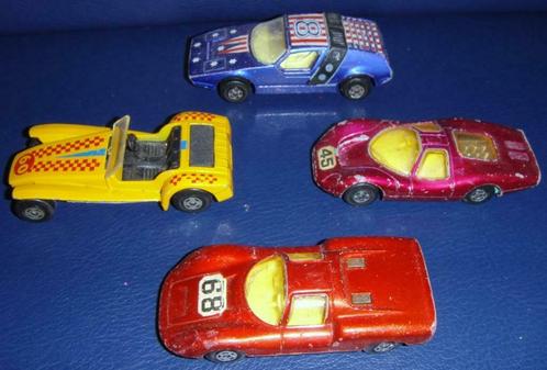 Siva Spider, Lotus S. 7, Porsche 910, Ford Gr. 6: Matchbox, Collections, Jouets miniatures, Utilisé, Enlèvement ou Envoi