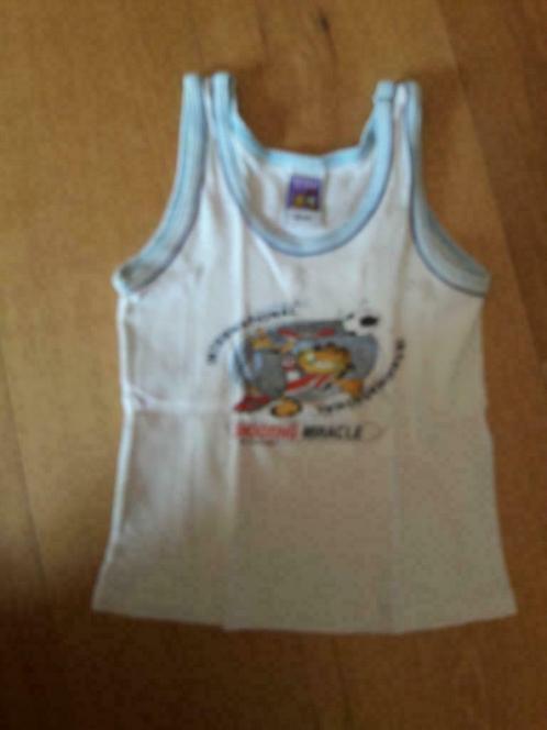 T-shirt, mouwloos, maat 110 - 116, Garfield & Odie, Kinderen en Baby's, Kinderkleding | Maat 110, Gebruikt, Jongen, Shirt of Longsleeve