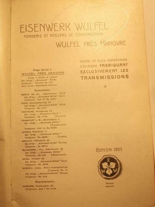 Eisenwerk Wülfel, Antiquités & Art, Antiquités | Livres & Manuscrits, Envoi