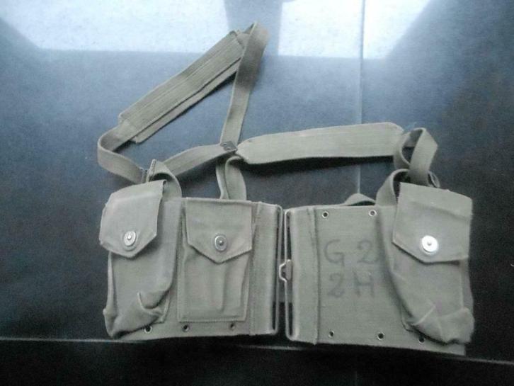 BELGIQUE - ABL - CEINTURON FUSIL MITRAILLEUR, Verzamelen, Militaria | Algemeen, Landmacht, Overige typen, Ophalen of Verzenden