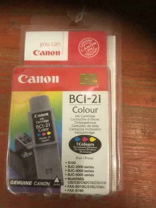 CANON BCI 21 NEUVE, Informatique & Logiciels, Fournitures d'imprimante, Neuf, Cartridge, Enlèvement ou Envoi