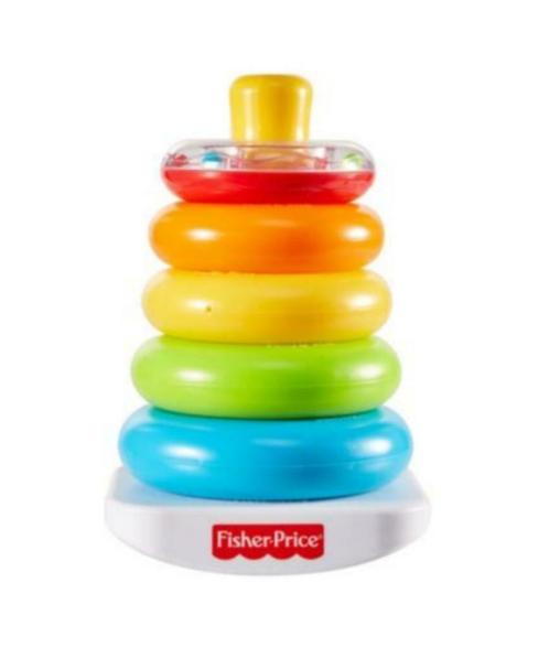 Fisher-Price Pyramide stapelringen 7-delig 6 + maanden, Kinderen en Baby's, Speelgoed | Fisher-Price, Gebruikt, Speelset, Met geluid
