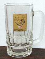 bier brouwerij kroes glas Bab Aigle belgica WO-CO 1973, Verzamelen, Ophalen of Verzenden, Zo goed als nieuw
