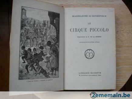 Le cirque Piccolo, Magdeleine du Genestoux, Antiquités & Art, Antiquités | Livres & Manuscrits